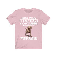 This Is My Human Costume I'm Really A Weimaraner Shirt - Weimaraner print design