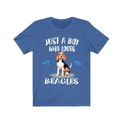 Just A Boy Who Loves Beagles Shirt - beagle print design