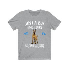 Just A Boy Who Loves Belgian Malinois Shirt - Belgian Malinois print design