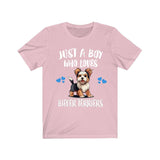 Just A Boy Who Loves Biever Terriers Shirt, Dog Lover Shirt, Biever Terrier Dog, Animal Toddler Infant Kids Gift T-Shirt Image 3