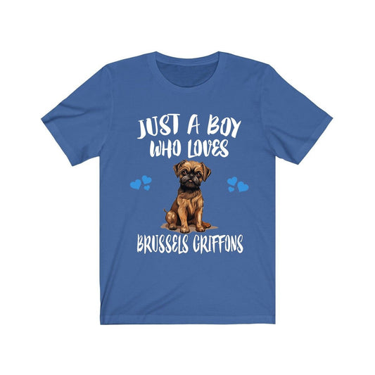 Just A Boy Who Loves Brussels Griffons Shirt - Brussels Griffon print design