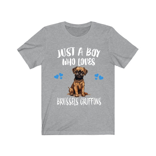 Just A Boy Who Loves Brussels Griffons Shirt - Brussels Griffon print design