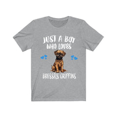 Just A Boy Who Loves Brussels Griffons Shirt - Brussels Griffon print design