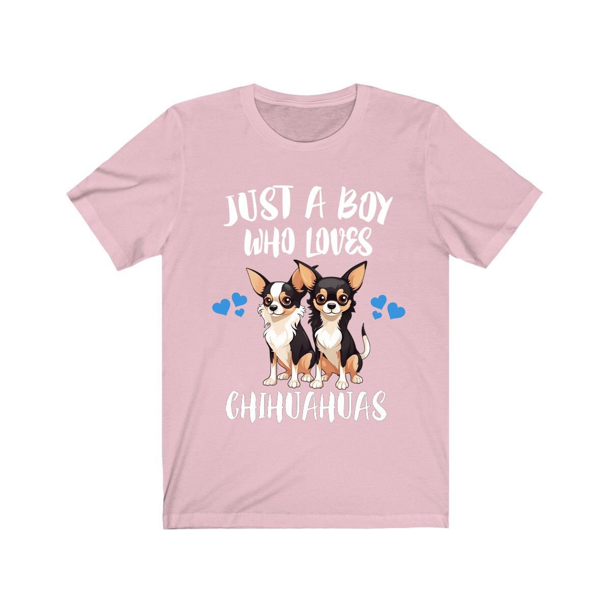 Just A Boy Who Loves Chihuahuas Shirt, Dog Lover Shirt, Chihuahua Dog, Animal Toddler Infant Kids Gift T-Shirt Image 3