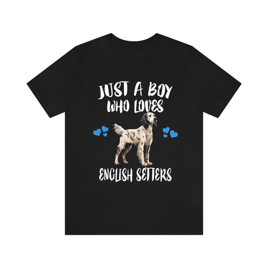 English Setter T-Shirt for Boys - english setter print design