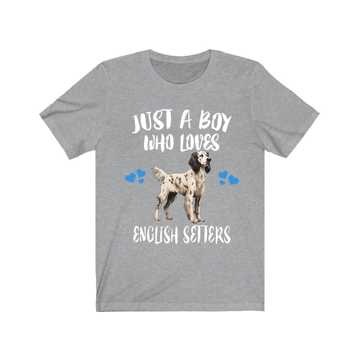 Just A Boy Who Loves English Setters Shirt, Dog Lover Shirt, English Setter Dog, Animal Toddler Infant Kids Gift T-Shirt Image 3