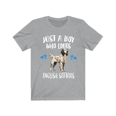 English Setter T-Shirt for Boys - english setter print design