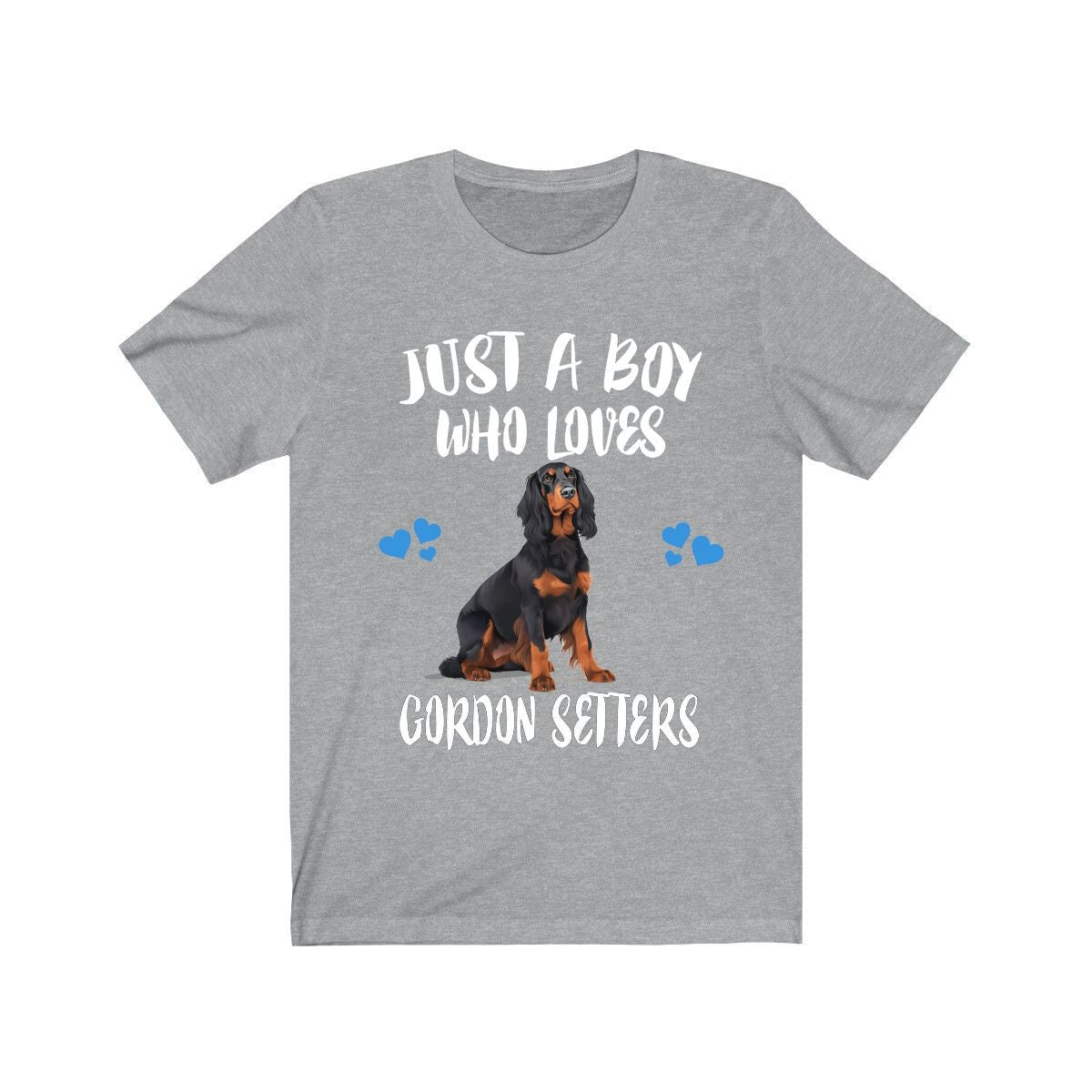 Just A Boy Who Loves Gordon Setters Shirt, Dog Lover Shirt, Gordon Setter Dog, Animal Toddler Infant Kids Gift T-Shirt Image 1