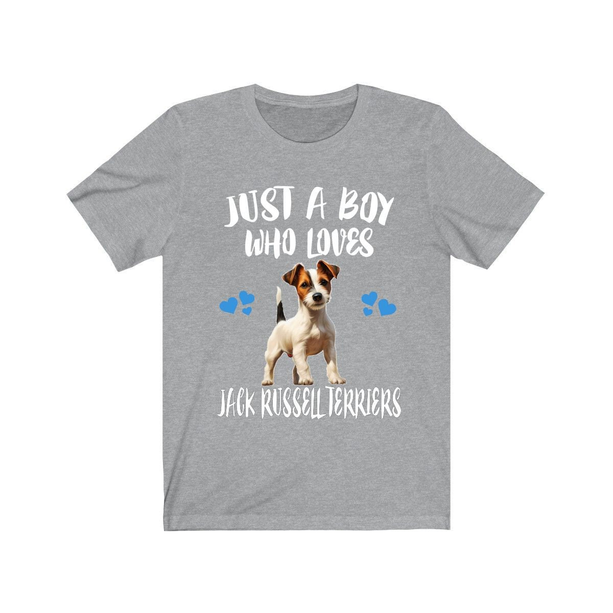Just A Boy Who Loves Jack Russell Terriers Shirt, Dog Lover Shirt, Jack Russell Terrier Dog, Animal Toddler Infant Kids Gift T-Shirt Image 3