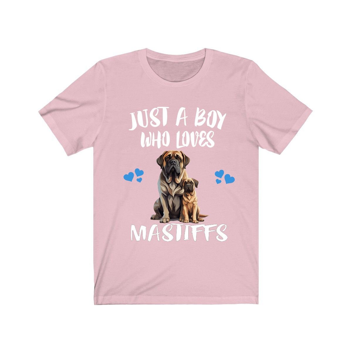 Just A Boy Who Loves Mastiffs Shirt, Dog Lover Shirt, Mastiff Dog, Animal Toddler Infant Kids Gift T-Shirt Image 4
