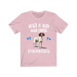 Just A Boy Who Loves Pointers Dogs Shirt, Dog Lover Shirt, Pointer Dog, Animal Toddler Infant Kids Gift T-Shirt Image 4