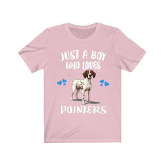 Just A Boy Who Loves Pointers Dogs Shirt - Pointer print design