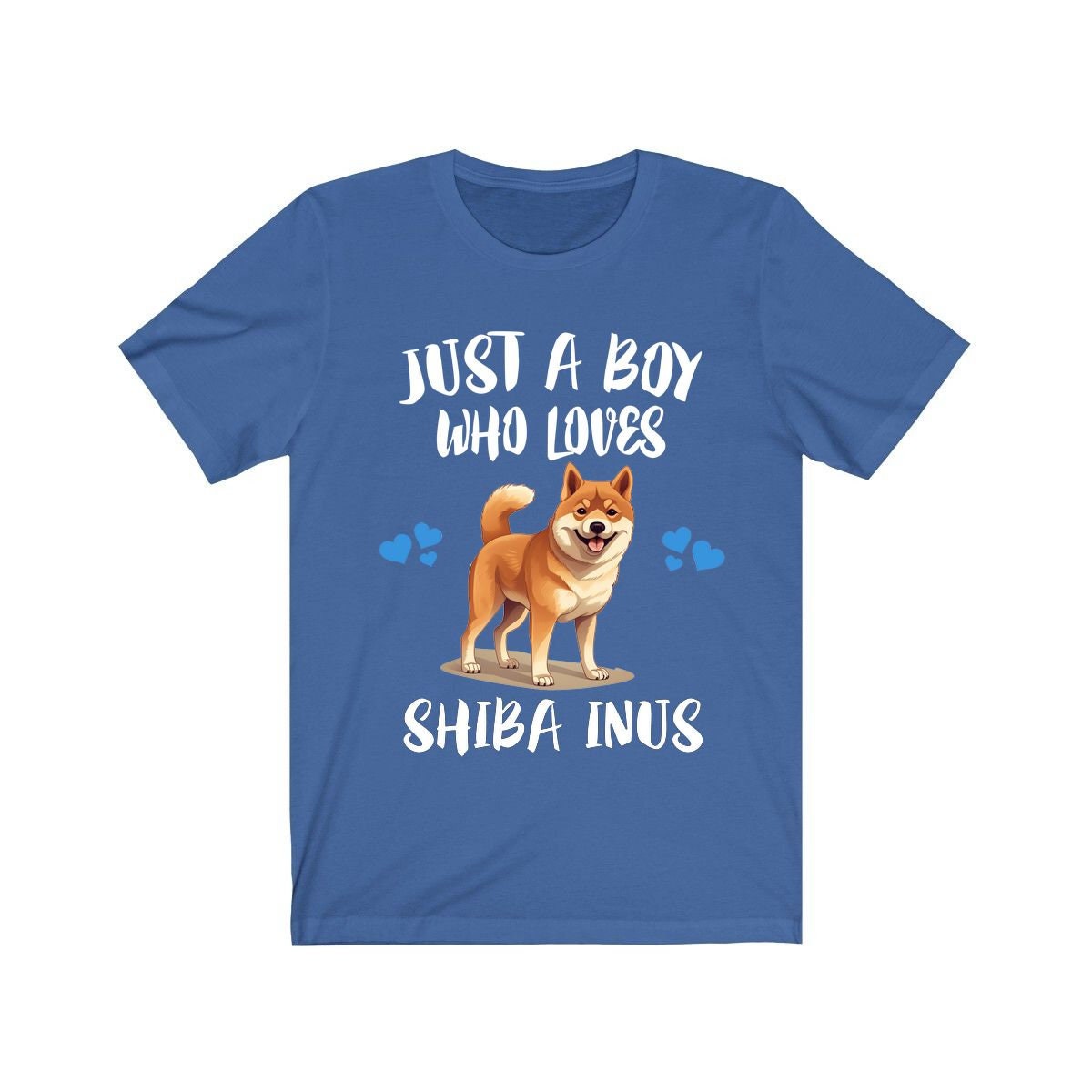 Just A Boy Who Loves Shiba Inus Dogs Shirt, Dog Lover Shirt, Shiba Inu Dog, Animal Toddler Infant Kids Gift T-Shirt Image 2