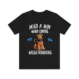 Just A Boy Who Loves Welsh Terriers Shirt, Dog Lover Shirt, Welsh Terrier Dog, Animal Toddler Infant Kids Gift T-Shirt Image 2