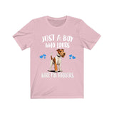 Just A Boy Who Loves Wire Fox Terriers Shirt, Dog Lover Shirt, Wire Fox Terrier Dog, Animal Toddler Infant Kids Gift T-Shirt Image 3
