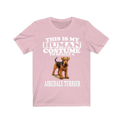 This Is My Human Costume I'm Really An Airedale Terrier Shirt - Airedale print design