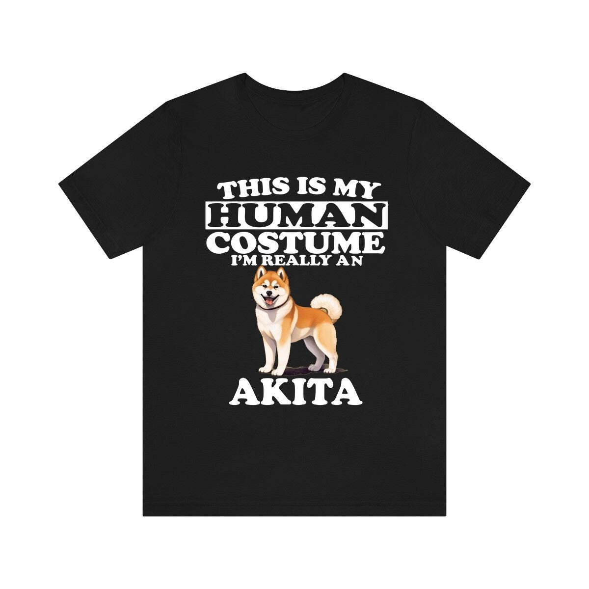 This Is My Human Costume I'm Really An Akita Shirt, Dog Lover Shirt, Akita Dog, Animal Toddler Infant Kids Gift T-Shirt Image 1