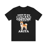 This Is My Human Costume I'm Really An Akita Shirt, Dog Lover Shirt, Akita Dog, Animal Toddler Infant Kids Gift T-Shirt Image 1
