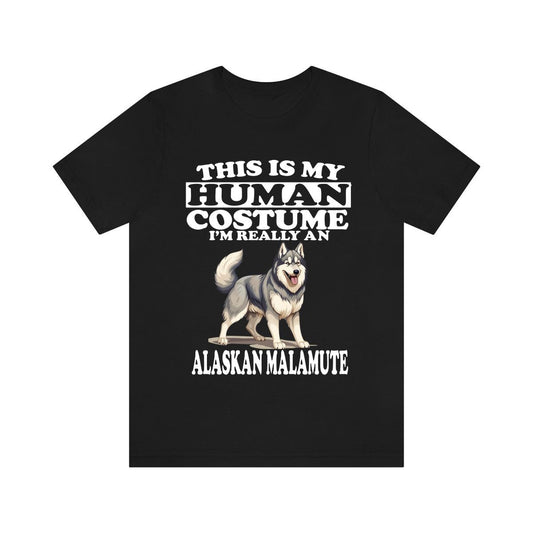 This Is My Human Costume I'm Really An Alaskan Malamute Shirt - Malamute print design