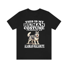 This Is My Human Costume I'm Really An Alaskan Malamute Shirt - Malamute print design