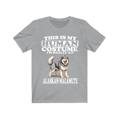 This Is My Human Costume I'm Really An Alaskan Malamute Shirt - Malamute print design