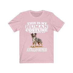 This Is My Human Costume I'm Really An Australian Shepherd Shirt - Aussie print design