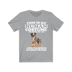 This Is My Human Costume I'm Really An Australian Shepherd Shirt - Aussie print design