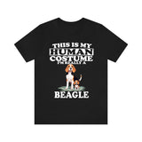 This Is My Human Costume I'm Really A Beagle Shirt, Dog Lover Shirt, Beagle Dog, Animal Toddler Infant Kids Gift T-Shirt Image 1