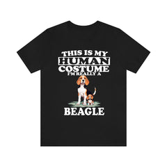 This Is My Human Costume I'm Really A Beagle Shirt - Beagle print design