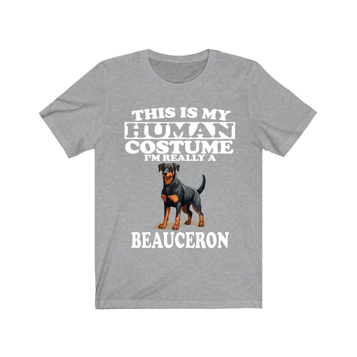 This Is My Human Costume I'm Really A Beauceron Shirt, Dog Lover Shirt, Beauceron Dog, Animal Toddler Infant Kids Gift T-Shirt Image 2