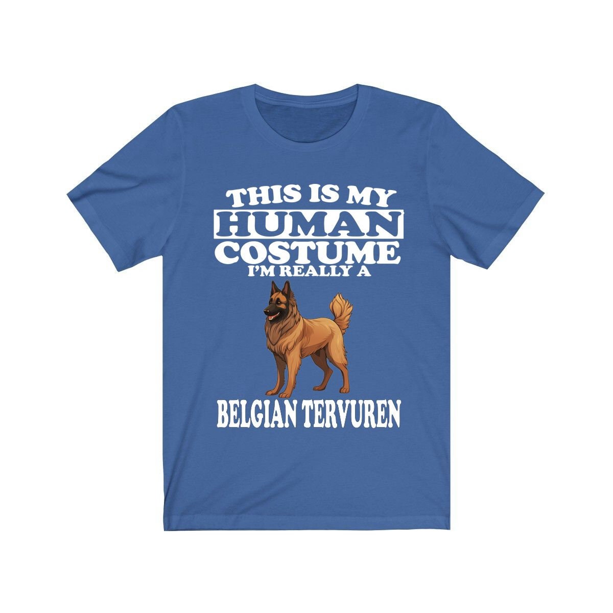 This Is My Human Costume I'm Really A Belgian Tervuren Shirt, Dog Lover Shirt, Belgian Tervuren Dog, Animal Toddler Infant Kids Gift T-Shirt Image 2