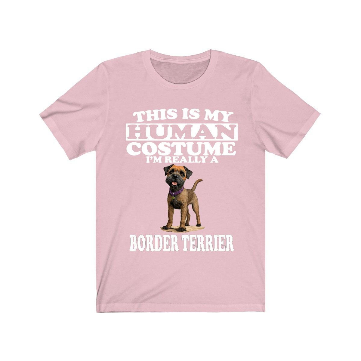 This Is My Human Costume I'm Really A Border Terrier Shirt, Dog Lover Shirt, Border Terrier Dog, Animal Toddler Infant Kids Gift T-Shirt Image 2