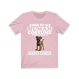 This Is My Human Costume I'm Really A Border Terrier Shirt, Dog Lover Shirt, Border Terrier Dog, Animal Toddler Infant Kids Gift T-Shirt Image 2