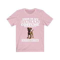 This Is My Human Costume I'm Really A Border Terrier Shirt - Border Terrier print design