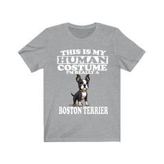 This Is My Human Costume I'm Really A Boston Terrier Shirt - Boston Terrier print design