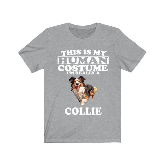 This Is My Human Costume I'm Really A Collie Shirt - Collie print design