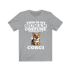 This Is My Human Costume I'm Really A Corgi Shirt - Corgi print design