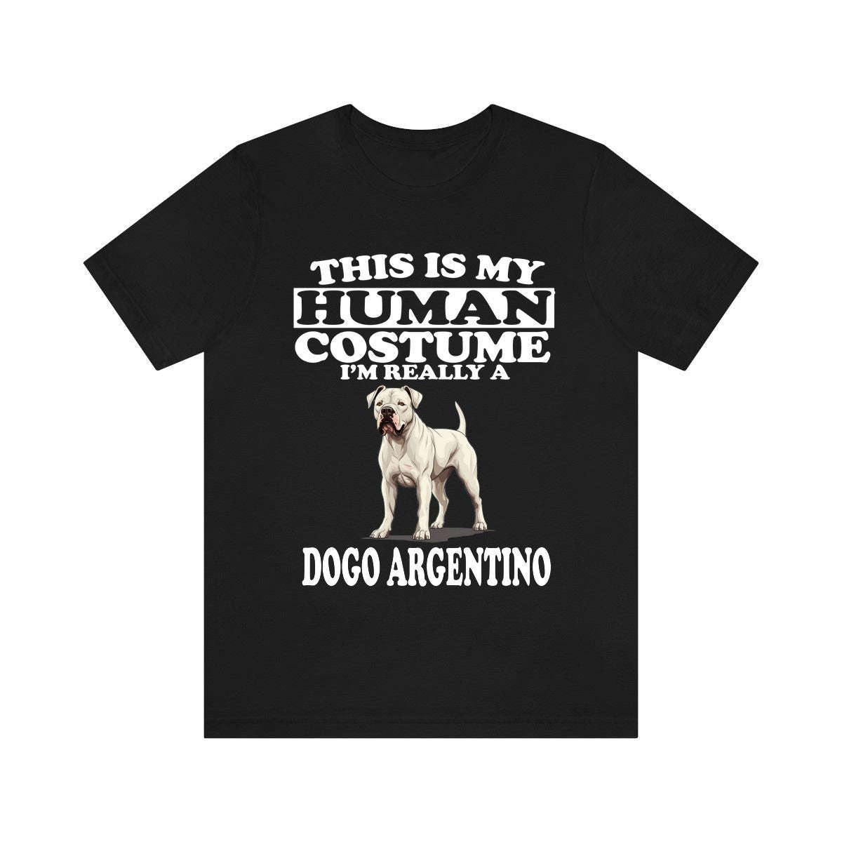 This Is My Human Costume I'm Really A Dogo Argentino Dogs Shirt, Dog Lover Shirt, Dogo Argentino Dog, Animal Toddler Infant Kids T-Shirt Image 1