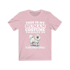This Is My Human Costume I'm Really An Eskimo Dog Shirt - American Eskimo Dog print