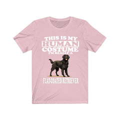 This Is My Human Costume I'm Really A Flat-Coated Retriever Shirt - Flat-Coat print