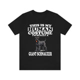 This Is My Human Costume I'm Really A Giant Schnauzer Dog Shirt, Dog Lover Shirt, Giant Schnauzer Dog, Animal Toddler Infant Kids T-Shirt Image 3