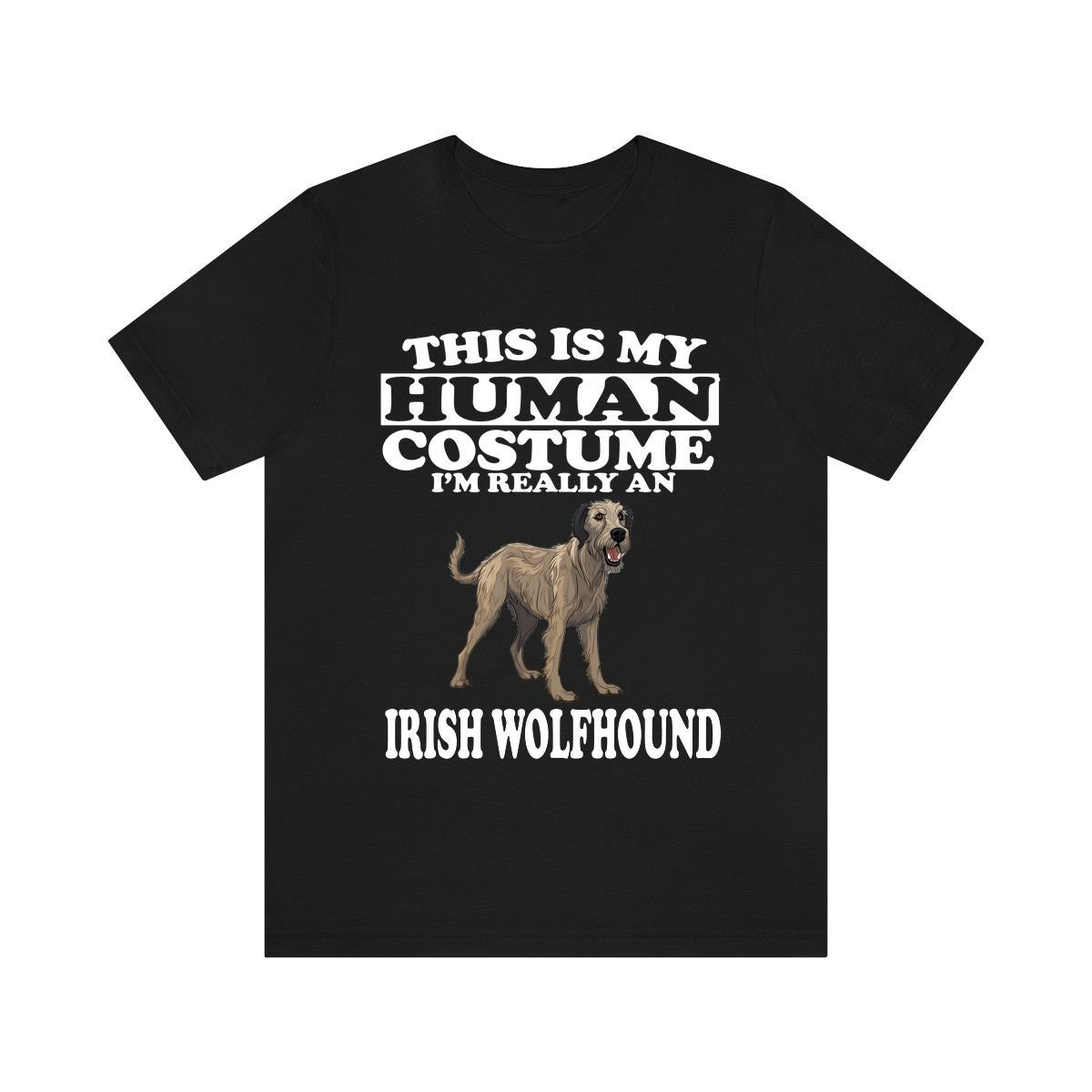 This Is My Human Costume I'm Really An Irish Wolfhound Dog Shirt, Dog Lover Shirt, Irish Wolfhound Dog, Animal Toddler Infant Kids T-Shirt Image 1