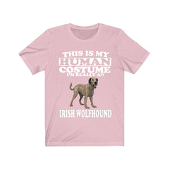 This Is My Human Costume I'm Really An Irish Wolfhound Shirt - Irish Wolfhound print design