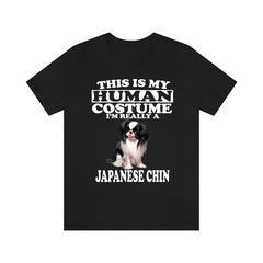 This Is My Human Costume I'm Really A Japanese Chin Shirt - Japanese Chin print design