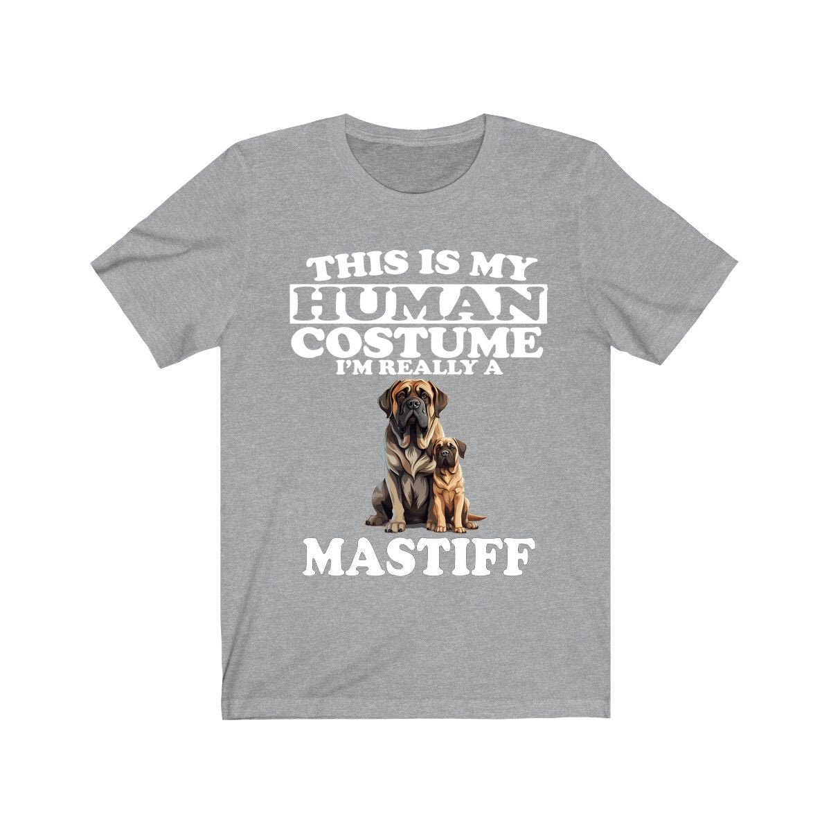 This Is My Human Costume I'm Really A Mastiff Dog Shirt, Dog Lover Shirt, Mastiff Dog, Animal Toddler Infant Kids Gift T-Shirt Image 1