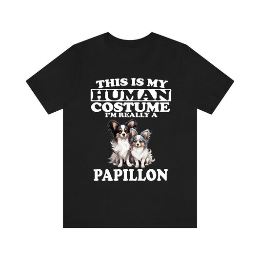 This Is My Human Costume I'm Really A Papillon Shirt - Papillon print design