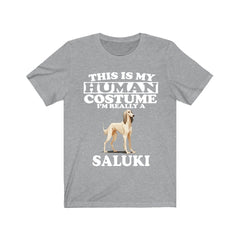 This Is My Human Costume I'm Really A Saluki Shirt - Saluki print design