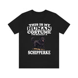 This Is My Human Costume I'm Really A Schipperke Dog Shirt, Dog Lover Shirt, Schipperke Dog, Animal Toddler Infant Kids Gift T-Shirt Image 2