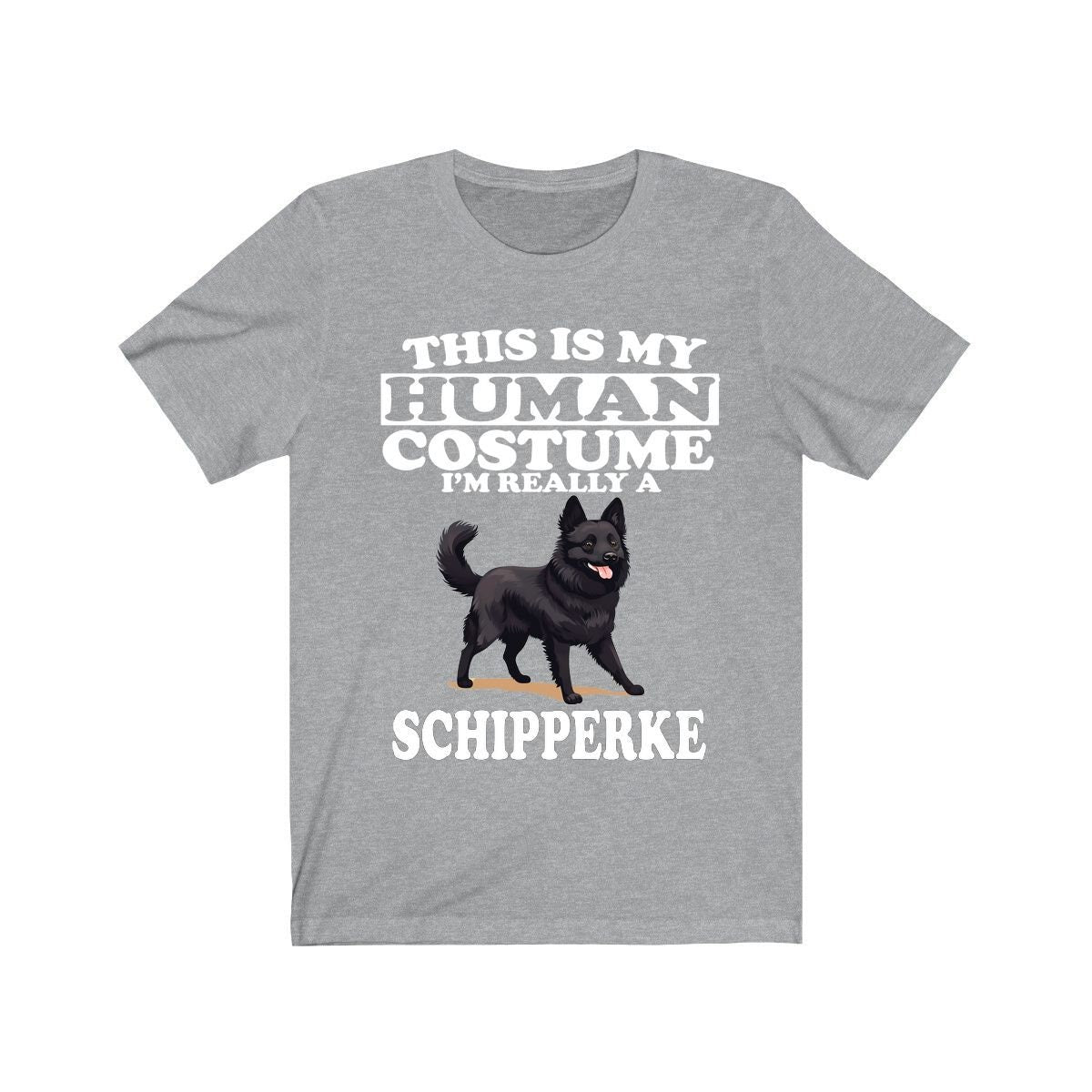 This Is My Human Costume I'm Really A Schipperke Dog Shirt, Dog Lover Shirt, Schipperke Dog, Animal Toddler Infant Kids Gift T-Shirt Image 1