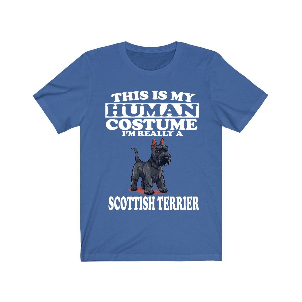This Is My Human Costume I'm Really A Scottish Terrier Shirt, Dog Lover Shirt, Scottish Terrier Dog, Animal Toddler Infant Kids Gift T-Shirt Image 2